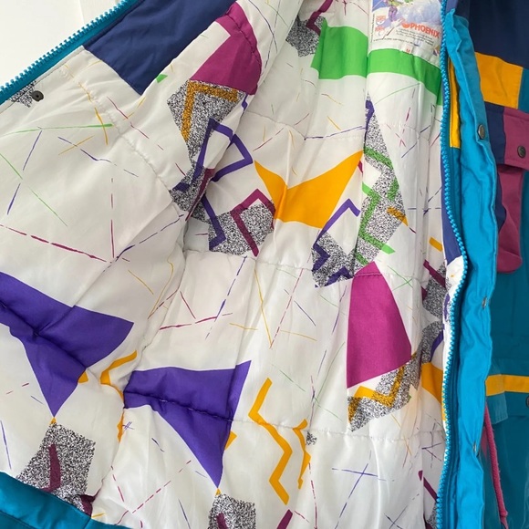 Phoenix Gore-Tex Ski Jacket Padded Multicolour Size Medium Vintage - Picture 9 of 12
